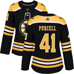 Women's Teddy Purcell Boston Bruins Authentic Home Jersey - Black