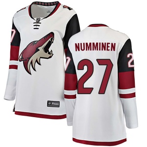 Women's Teppo Numminen Arizona Coyotes Authentic Away Jersey - White