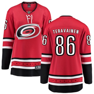 Women's Teuvo Teravainen Carolina Hurricanes Home Breakaway Jersey - Red