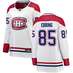 Women's Thomas Ebbing Montreal Canadiens Breakaway Away Jersey - White