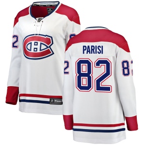 Women's Thomas Parisi Montreal Canadiens Breakaway Away Jersey - White