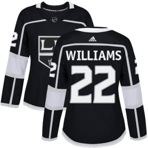 Women's Tiger Williams Los Angeles Kings Authentic Home Jersey - Black