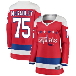 Women's Tim McGauley Washington Capitals Breakaway Alternate Jersey - Red