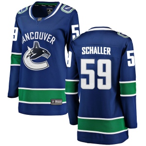 Women's Tim Schaller Vancouver Canucks Breakaway Home Jersey - Blue