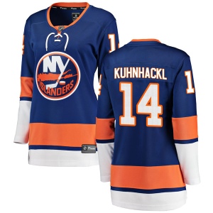 Women's Tom Kuhnhackl New York Islanders Breakaway Home Jersey - Blue