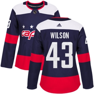 Women's Tom Wilson Washington Capitals Authentic 2018 Stadium Series Jersey - Navy Blue