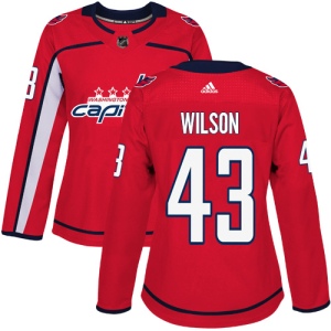 Women's Tom Wilson Washington Capitals Authentic Home Jersey - Red