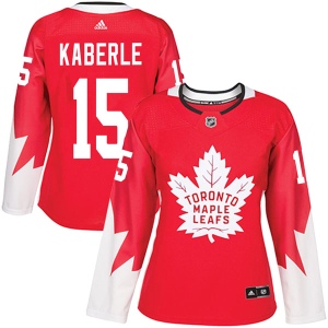 Women's Tomas Kaberle Toronto Maple Leafs Authentic Alternate Jersey - Red