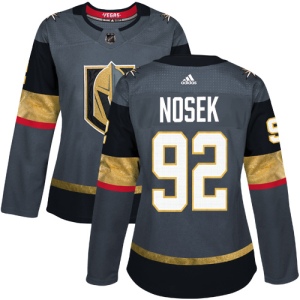 Women's Tomas Nosek Vegas Golden Knights Authentic Gray Home Jersey - Gold