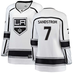 Women's Tomas Sandstrom Los Angeles Kings Breakaway Away Jersey - White