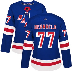 Women's Tony DeAngelo New York Rangers Authentic Home Jersey - Royal Blue