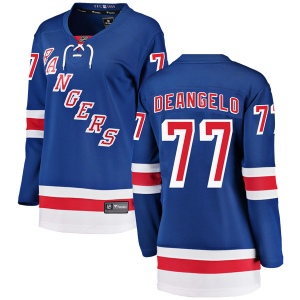 Women's Tony DeAngelo New York Rangers Breakaway Home Jersey - Blue