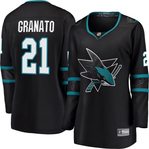 Women's Tony Granato San Jose Sharks Breakaway Alternate Jersey - Black