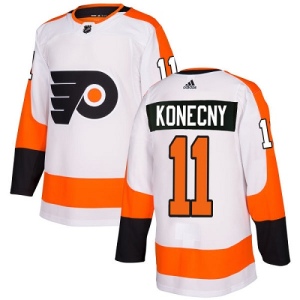 Women's Travis Konecny Philadelphia Flyers Authentic Away Jersey - White