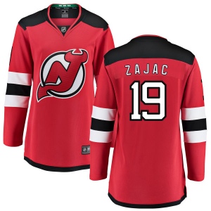 Women's Travis Zajac New Jersey Devils Home Breakaway Jersey - Red