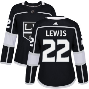 Women's Trevor Lewis Los Angeles Kings Authentic Home Jersey - Black