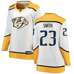 Women's Trevor Smith Nashville Predators Breakaway Away Jersey - White