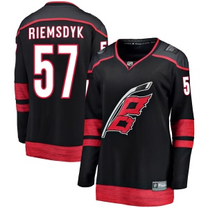 Women's Trevor Van Riemsdyk Carolina Hurricanes Breakaway Alternate Jersey - Black