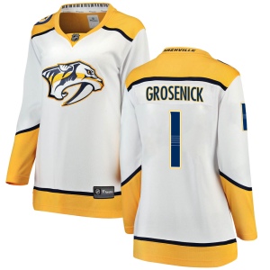 Women's Troy Grosenick Nashville Predators Breakaway Away Jersey - White