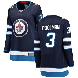 Women's Tucker Poolman Winnipeg Jets Breakaway Home Jersey - Blue