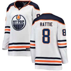 Women's Ty Rattie Edmonton Oilers Authentic Away Breakaway Jersey - White