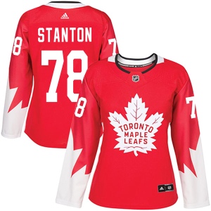 Women's Ty Stanton Toronto Maple Leafs Authentic Alternate Jersey - Red