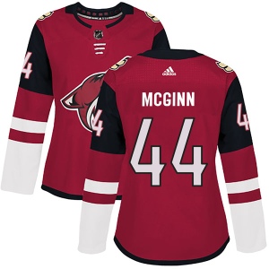 Women's Tye McGinn Arizona Coyotes Authentic Maroon Home Jersey