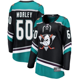 Women's Tyler Morley Anaheim Ducks Breakaway Alternate Jersey - Black