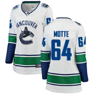 Women's Tyler Motte Vancouver Canucks Breakaway Away Jersey - White