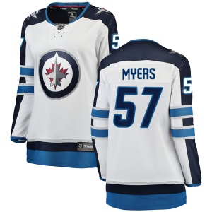 Women's Tyler Myers Winnipeg Jets Breakaway Away Jersey - White