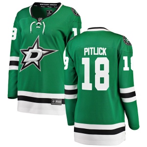 Women's Tyler Pitlick Dallas Stars Breakaway Home Jersey - Green