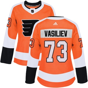 Women's Valeri Vasiliev Philadelphia Flyers Authentic Home Jersey - Orange