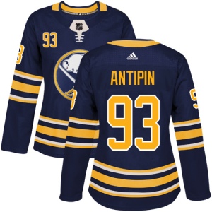 Women's Victor Antipin Buffalo Sabres Authentic Home Jersey - Navy Blue