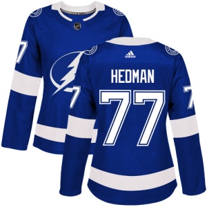 Women's Victor Hedman Tampa Bay Lightning Authentic Home Jersey - Royal Blue