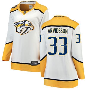 Women's Viktor Arvidsson Nashville Predators Breakaway Away Jersey - White