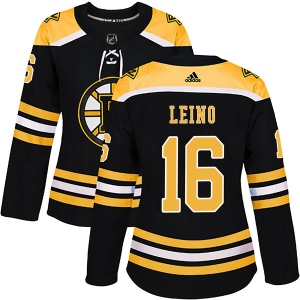 Women's Ville Leino Boston Bruins Authentic Home Jersey - Black