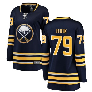 Women's Vojtech Budik Buffalo Sabres Breakaway Home Jersey - Navy Blue