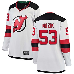 Women's Vojtech Mozik New Jersey Devils Breakaway Away Jersey - White