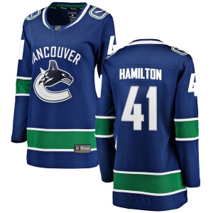 Women's Wacey Hamilton Vancouver Canucks Breakaway Home Jersey - Blue