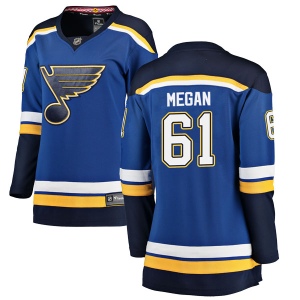 Women's Wade Megan St. Louis Blues Breakaway Home Jersey - Blue