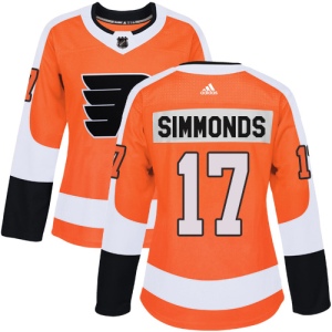 Women's Wayne Simmonds Philadelphia Flyers Authentic Home Jersey - Orange