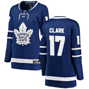 Women's Wendel Clark Toronto Maple Leafs Breakaway Home Jersey - Blue