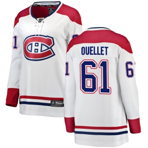 Women's Xavier Ouellet Montreal Canadiens Breakaway Away Jersey - White