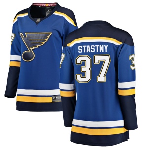 Women's Yan Stastny St. Louis Blues Breakaway Home Jersey - Blue