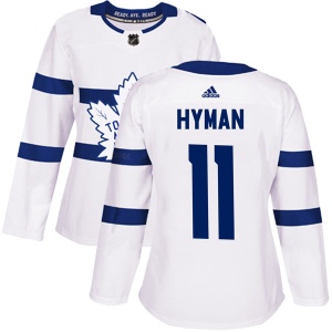 Women's Zach Hyman Toronto Maple Leafs Authentic 2018 Stadium Series Jersey - White