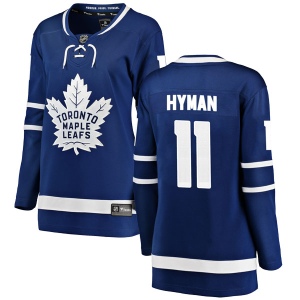 Women's Zach Hyman Toronto Maple Leafs Breakaway Home Jersey - Blue