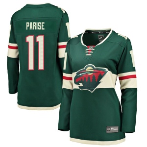 Women's Zach Parise Minnesota Wild Breakaway Home Jersey - Green