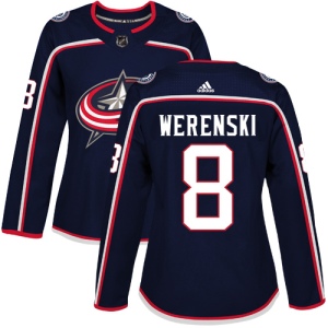 Women's Zach Werenski Columbus Blue Jackets Authentic Home Jersey - Navy Blue