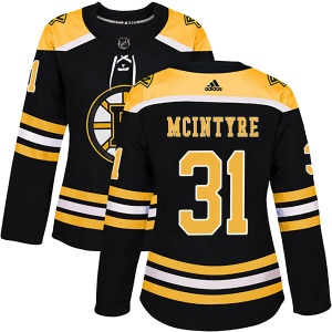 Women's Zane McIntyre Boston Bruins Authentic Home Jersey - Black