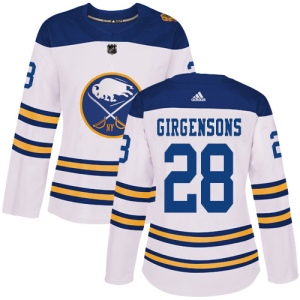 Women's Zemgus Girgensons Buffalo Sabres Authentic 2018 Winter Classic Jersey - White